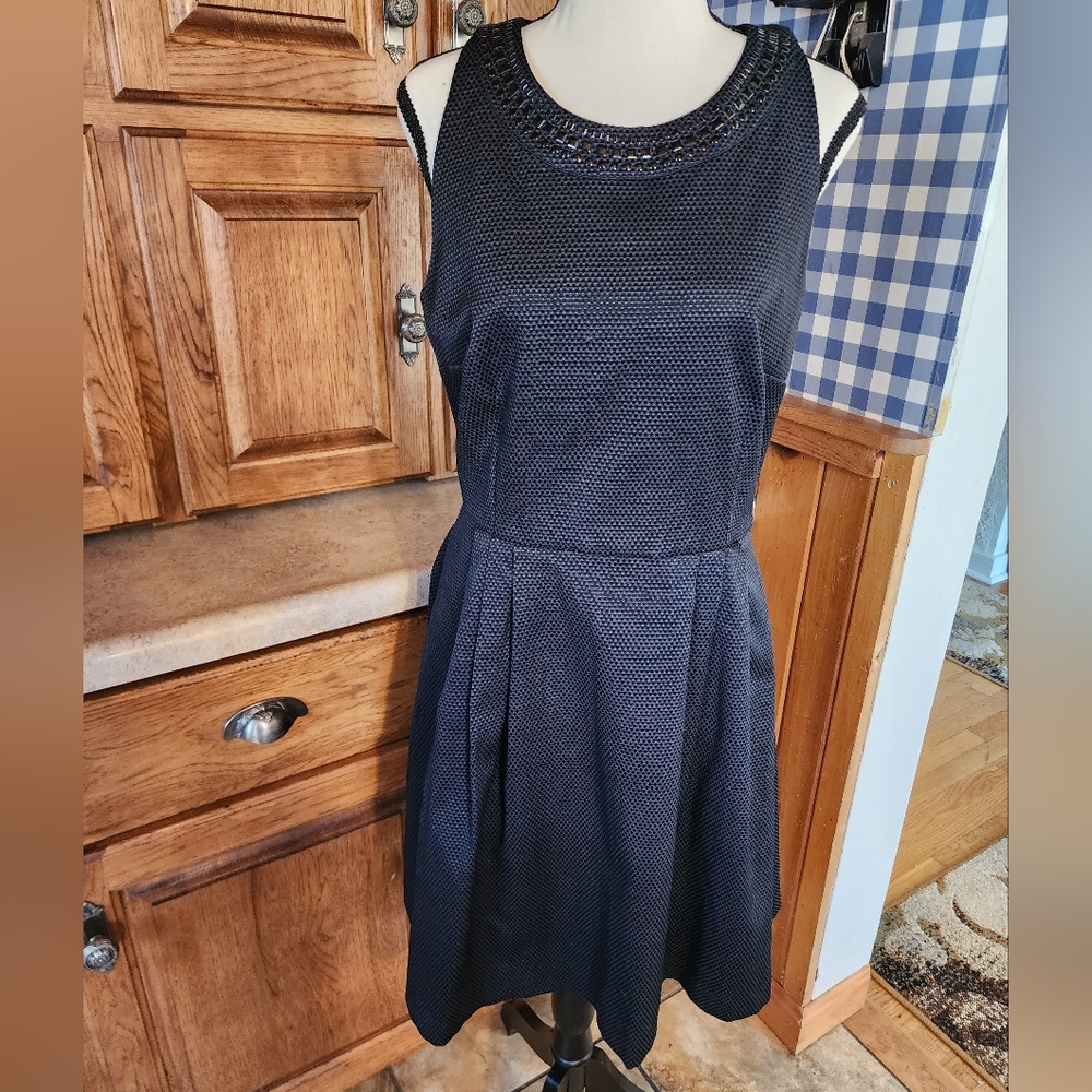 New York and Company Black Halter Dress Size 10